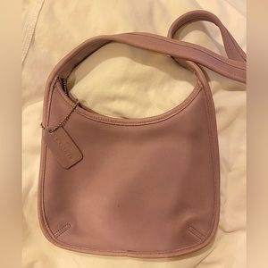 Vintage Lilac Coach “Ergo” Small Shoulder Bag